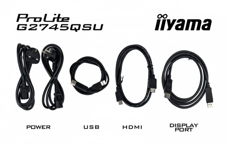IIYAMA Monitor 27 cali G2745QSU-B2,IPS,QHD,100Hz,1ms,2xUSB,300cd
