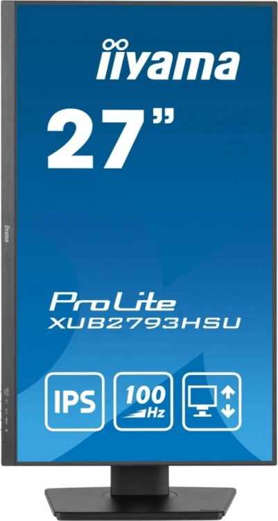 IIYAMA Monitor 27 cali XUB2793HSU-B7,IPS.HDMI.DP.2x2W.USBx2,300cd