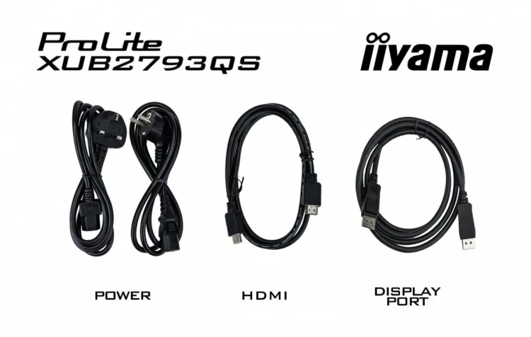 IIYAMA Monitor 27 cali XUB2793QS-B7,IPS,QHD,HAS(150mm),100Hz,300cd