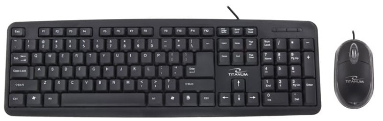 Esperanza TITANUM ZESTAW MYSZ + KLAWIATURA PRZEWODOWA USB SALEM TK106