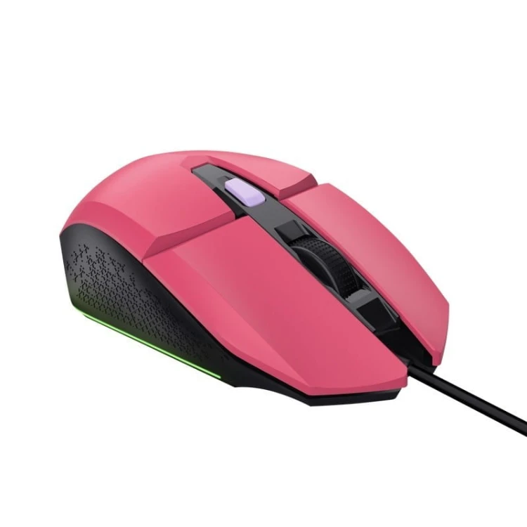 Trust Mysz gamingowa GXT109P Felox różowa