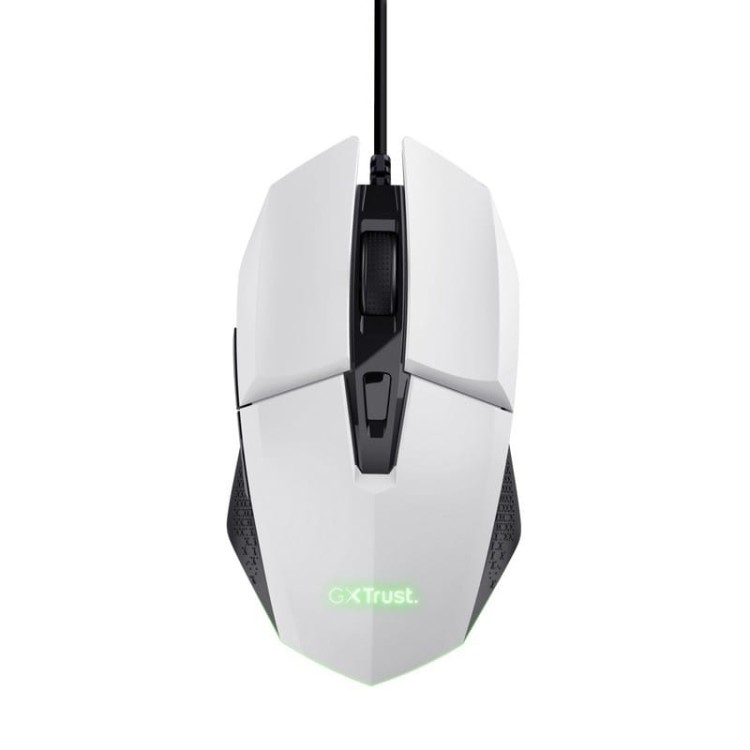 Trust Mysz gamingowa GXT109P Felox biała