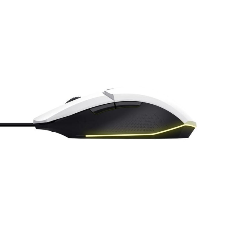 Trust Mysz gamingowa GXT109P Felox biała