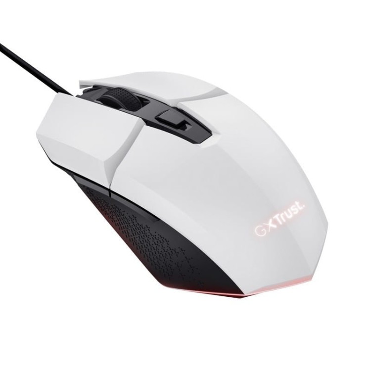 Trust Mysz gamingowa GXT109P Felox biała
