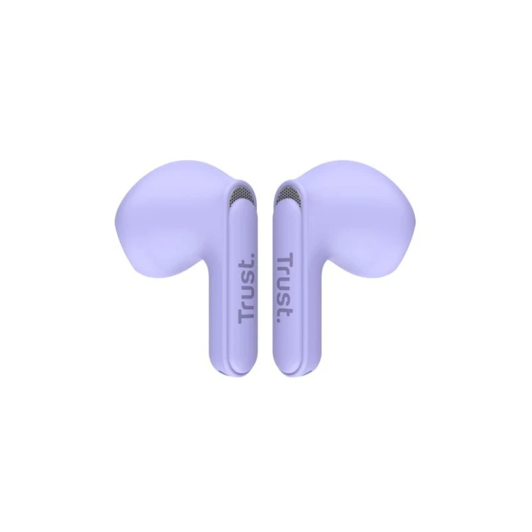 Trust Słuchawki earbuds Yavi Bluetooth ENC fioletowe