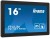 IIYAMA Monitor 15.6 cala TF1615MC-B1 IPS,pojemnościowa 10 punktów,450cd/m2,IP65,7H,HDMI,DP,VGA