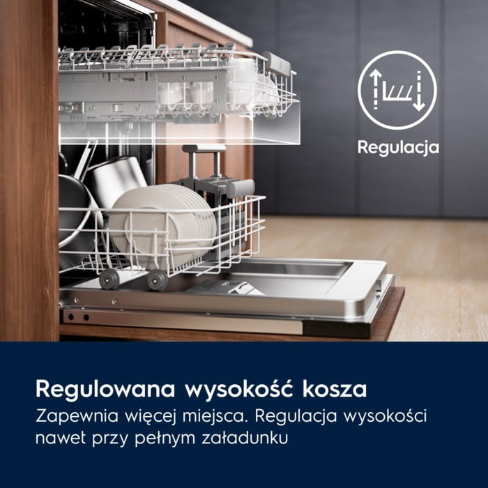 Electrolux Zmywarka do zabudowy EEC767310L SMK 3 kosz, ComfortLift