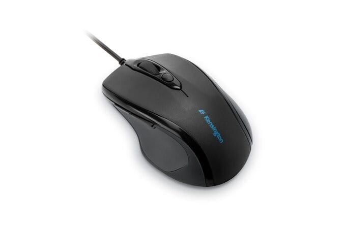 Kensington Mysz Pro Fit rozmiar średni czarna