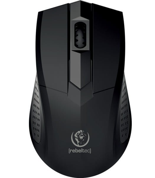 Rebeltec Mysz optyczna  Focus USB, 1200DPI 3 przyciski i rolka,     czułość 125Hz, kabel 1.8m, waga 66g