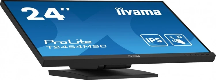 IIYAMA Monitor 24 cale T2454MSC-B2AG 10 PKT. POJ,IPS,HDMI,DP,FHD,300cd,4ms,  2x2W