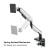 LogiLink Uchwyt do monitora,VESA 17-49 cali gazowy, max. 20kg