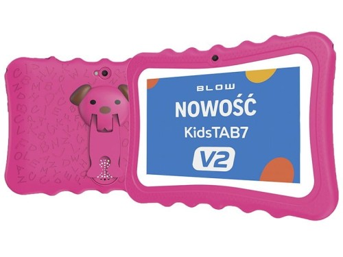 BLOW Tablet KidsTAB7 V2 4/32GB różowe etui kamera 2MP