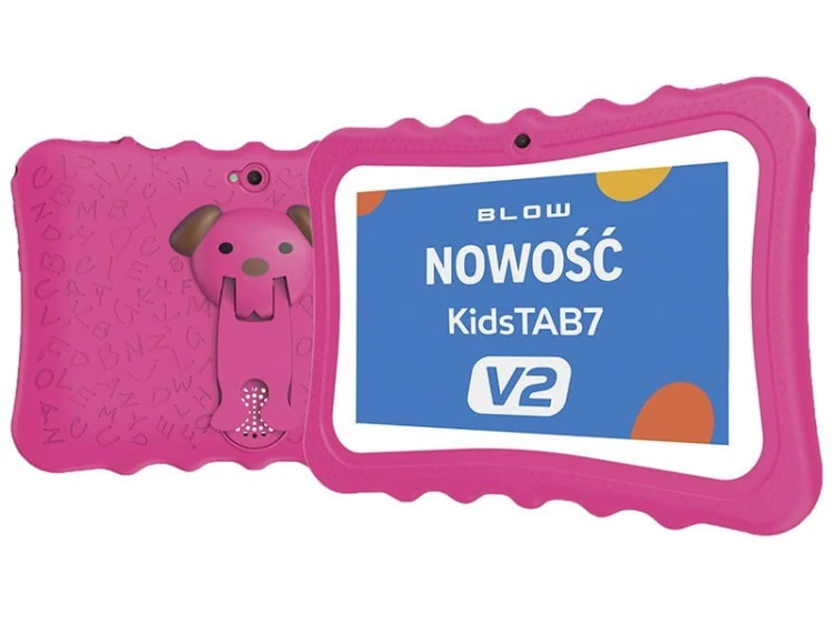 BLOW Tablet KidsTAB7 V2 4/32GB różowe etui kamera 2MP