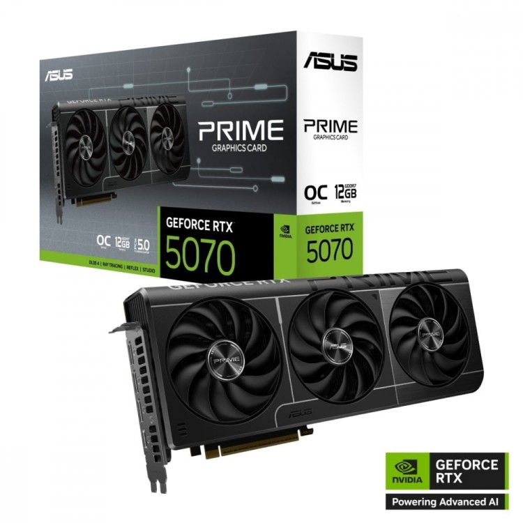 Asus Karta graficzna GeForce RTX 5070 OC PRIME-RTX5070-O12G