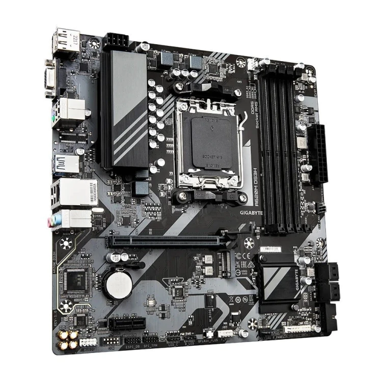 Gigabyte Płyta główna A620M DS3H AM5 4DDR5 HDMI/DP M.2 mATX