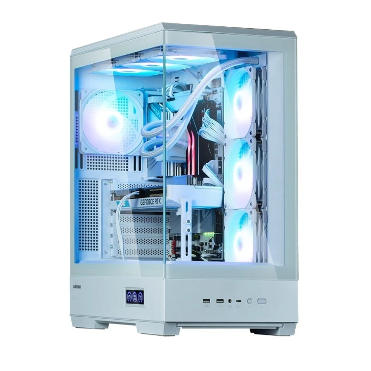 Zalman Obudowa P50 DS WHITE Mid-Tower 4x ARGB Fans