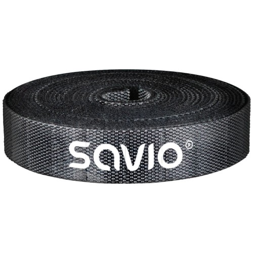 Savio Organizer na kable, Taśma, Rzep, 14mm szerokości, 5m OC-06