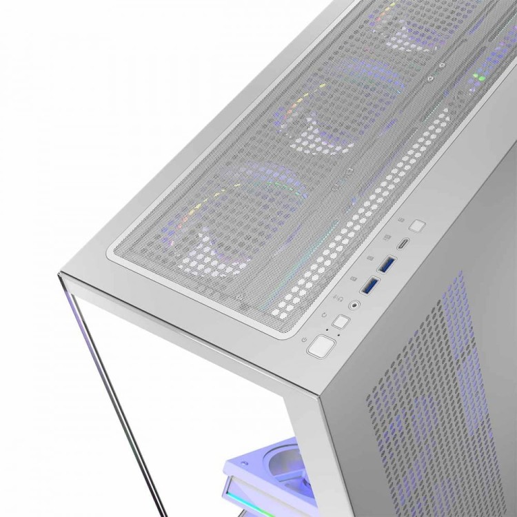 MODECOM Obudowa PC STELLAR 8F ARGB 20 Biała