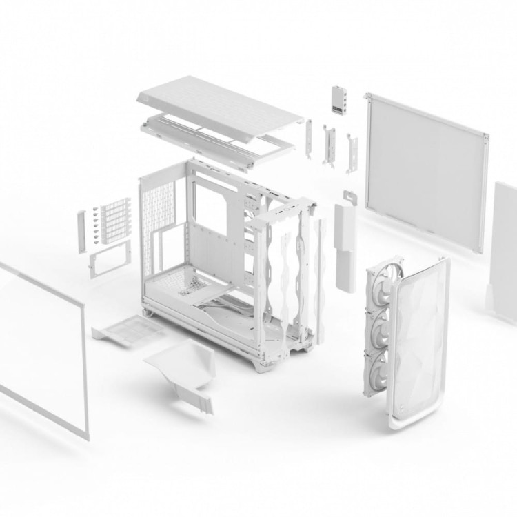 Fractal Design Obudowa Meshify3XL Ambience ProRGB WhiteTG Clear Tint