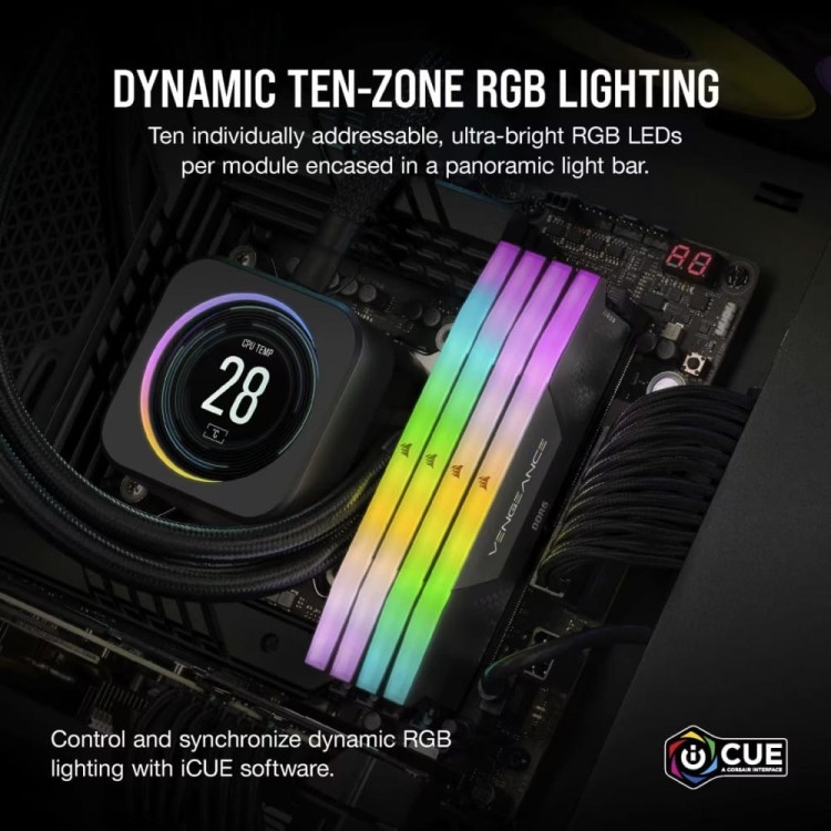 Corsair Pamięć DDR5 Vengeance RGB 48GB/6400 (2x48GB) CL36