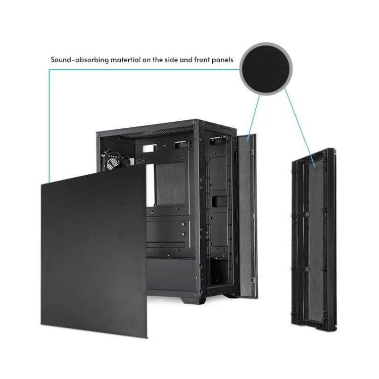 Chieftec Obudowa AS-02B-OP Midi Tower czarna