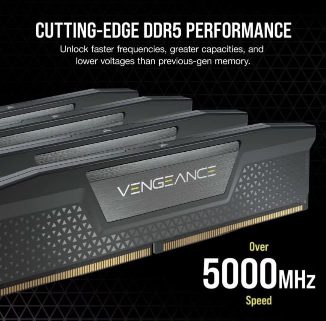 Corsair Pamięć DDR5 Vengeance 16GB/5200 (1*16GB) C40 Intel XMP