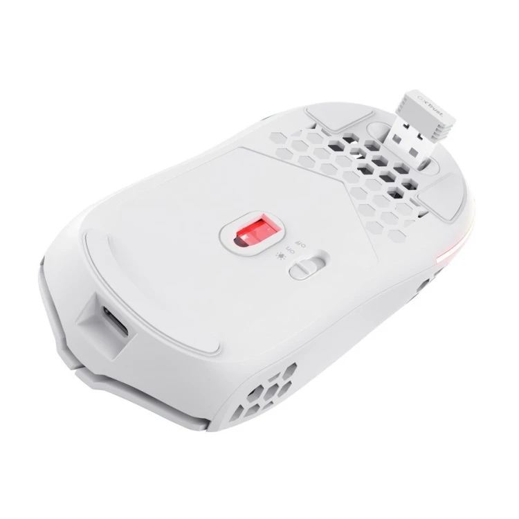 Trust Mysz bezprzewodowa GXT 929W Helox biała
