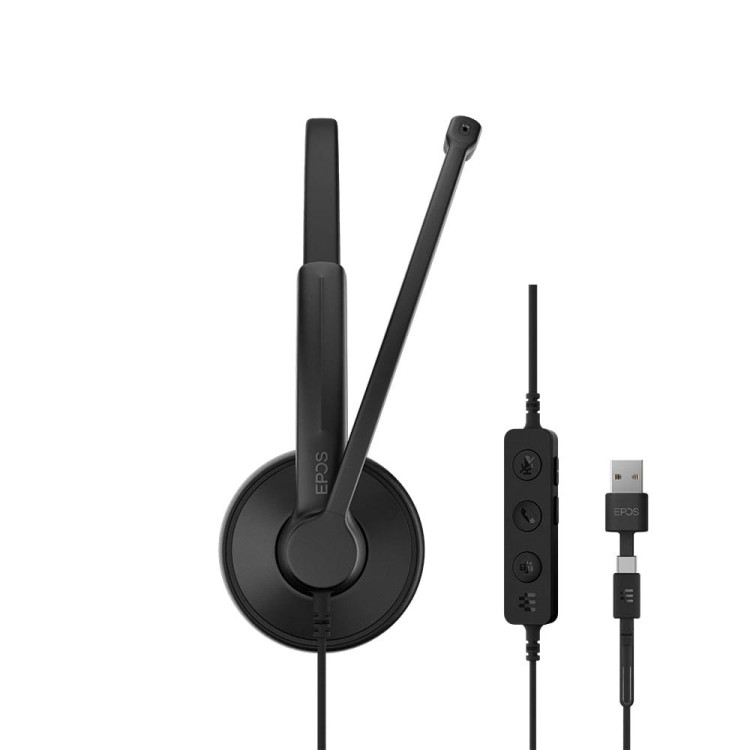 EPOS Słuchawki IMPACT 100 MS USB-C+A Stereo