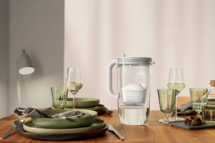 Brita Dzbanek filtrujący 2,5l szklany Szary