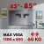 Maclean Uchwyt do TV QLED 43-85'' MC-806N