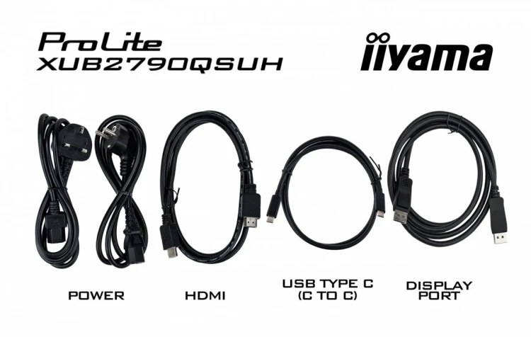 IIYAMA Monitor 27 cali XUB2790QSUH-B2 IPS,QHD,CAM,MIC,HDMI,DP,3xUSB(3.2),  100Hz,ADAPTIVE SYNC,FlickerFree,2x2W,WINDOWS HELLO