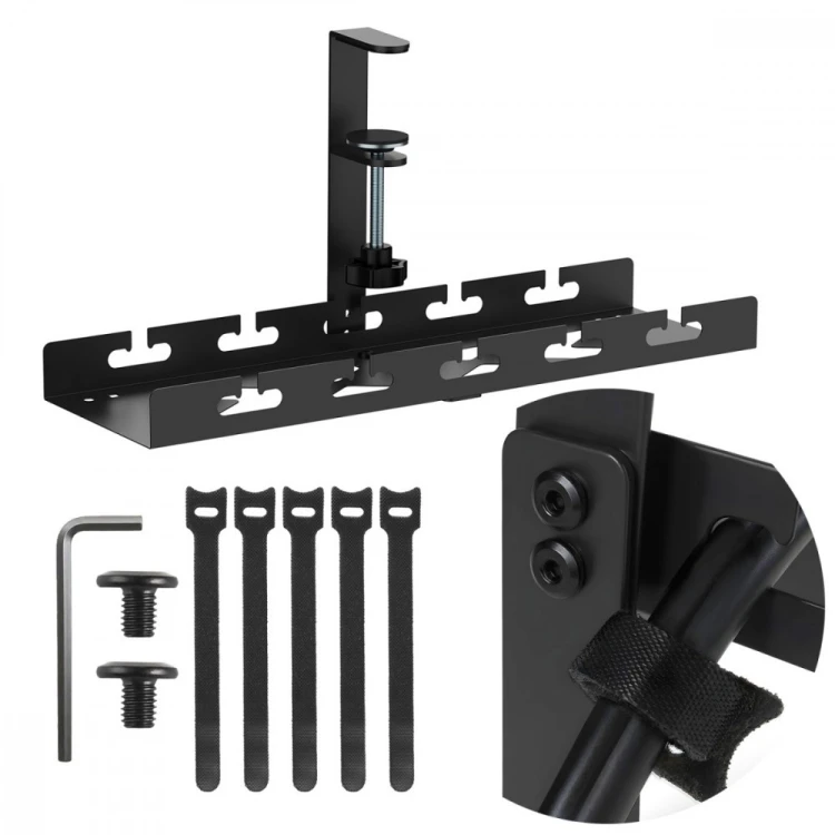 Maclean Organizer podbiurkowy MC-105 B, na kable