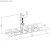Maclean Organizer podbiurkowy MC-105 B, na kable
