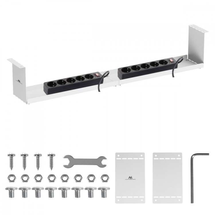 Maclean Kompaktowy organizer na kable MC-107 W