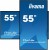 IIYAMA Monitor wielkoformatowy 55 cali LH5560UHS-B1AG matowy 24h/7 500(cd/m2) VA 3840 x 2160 UHD(4K) Android.11 Wifi CMS(iiSignage2), Uchwyt ścienny
