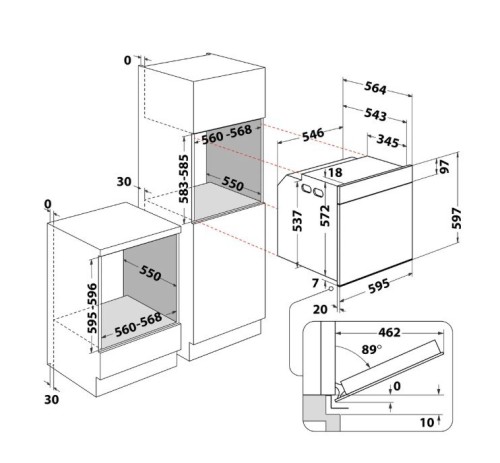 Whirlpool Piekarnik WOI4S8HM2SEA