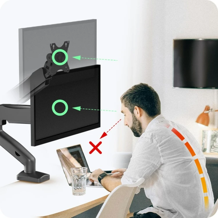 IcyBox Uchwyt dla monitora IB-MS203-T do 32 cali 2-9KG