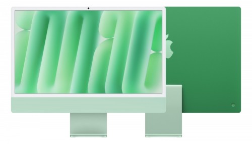 Apple iMac 24 cale: M4 8/8, 16GB, 256GB SSD - Zielony