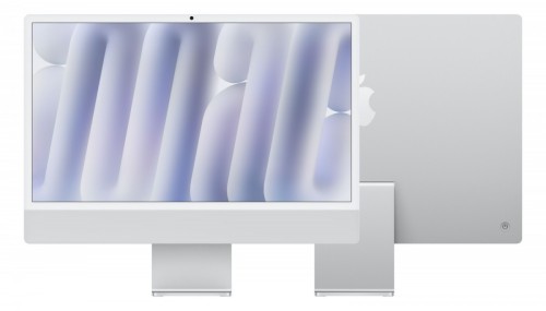 Apple iMac 24 cale: M4 10/10, 24GB, 512GB SSD - Srebrny