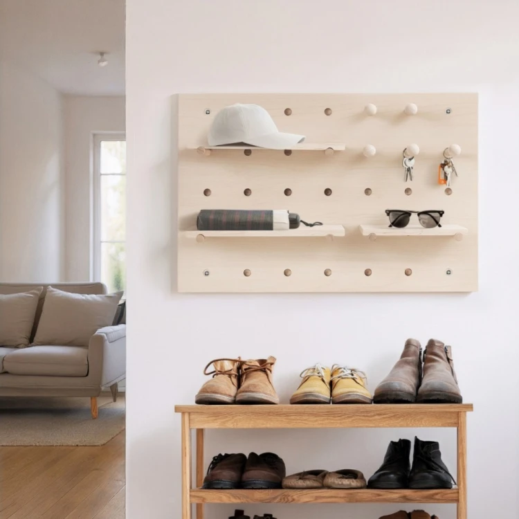 Maclean Drewniana tablica, organizer MC-130 WD