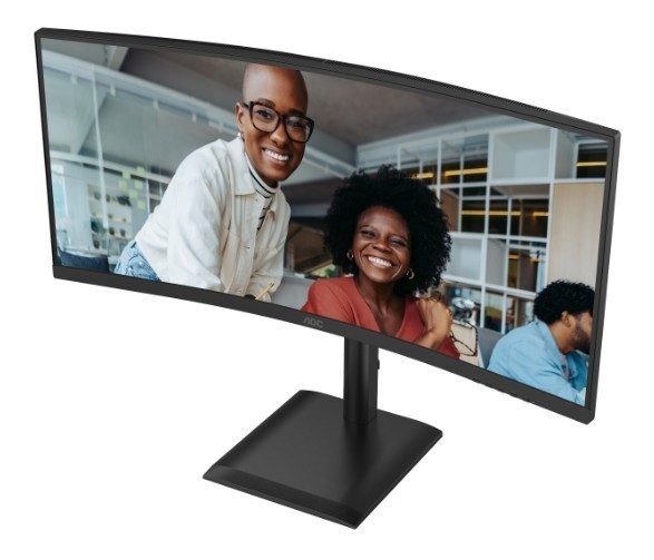 AOC Monitor CU34E4CV 34 cale 120Hz Curved VA HDMIx2 DP RJ45 HAS Głośniki