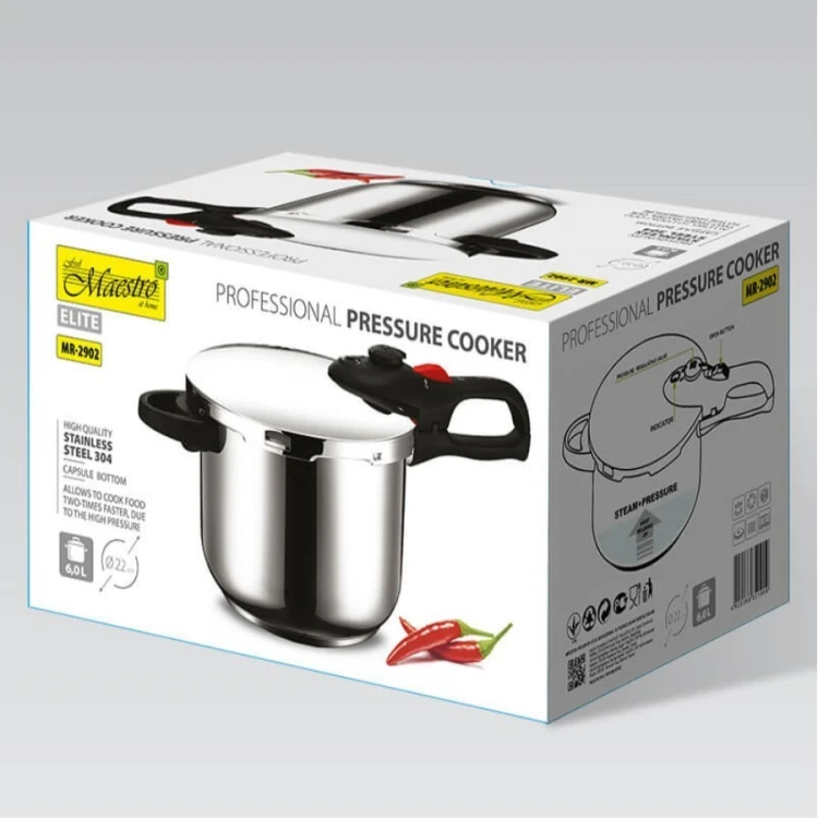 Feel-Maestro Szybkowar / garnek ciĹnieniowy 6l, 22cm, 80kPa MR-2902