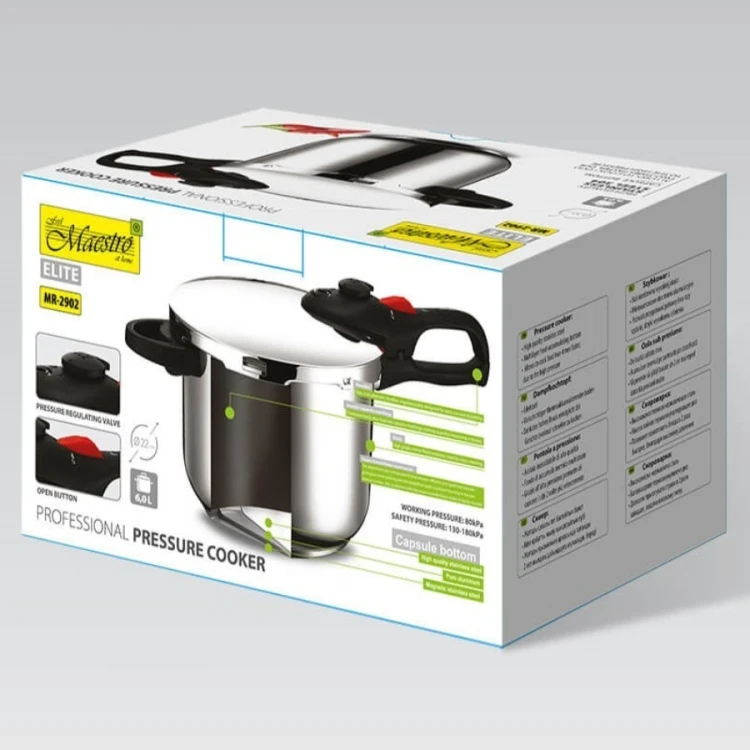 Feel-Maestro Szybkowar / garnek ciĹnieniowy 6l, 22cm, 80kPa MR-2902