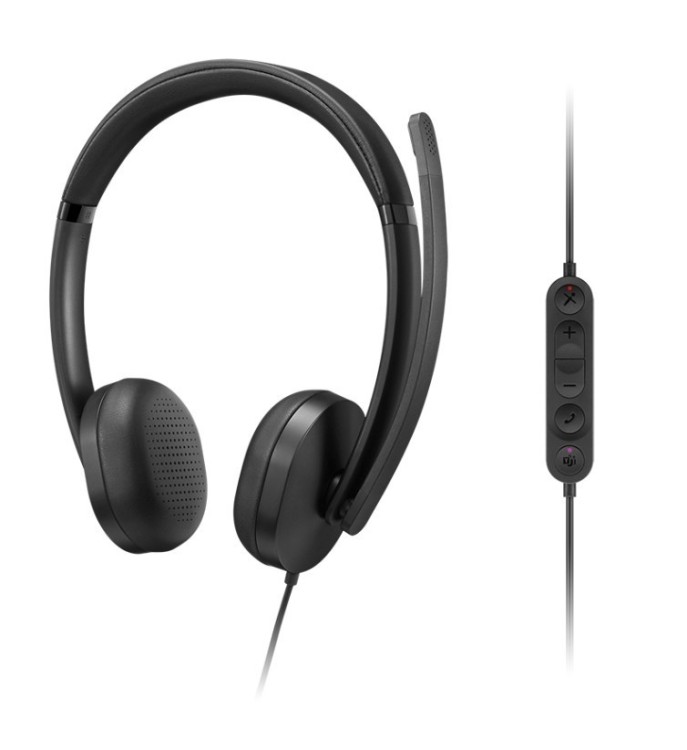 Lenovo Zestaw słuchawkowy przewodowy VoIP 5000 4XD1R88995