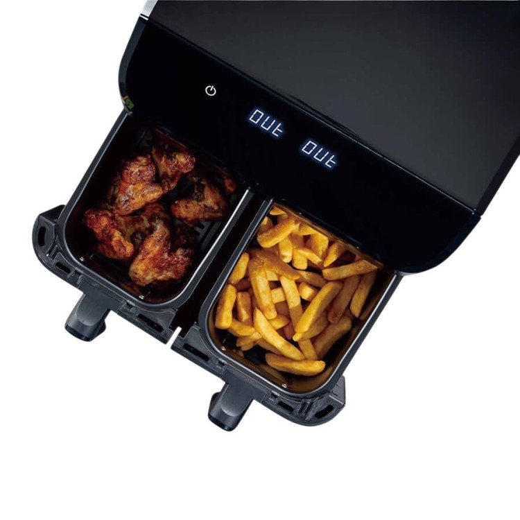 Feel-Maestro Frytownica beztłuszczowa podwójna 4,5l + 4,5l  2000W  MR-758