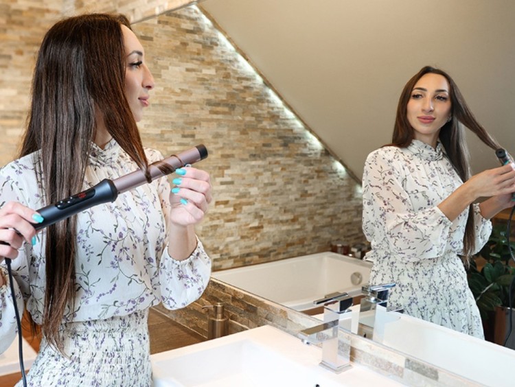 Lafe Lokówka do włosów Sleek and Shine Curier 25mm