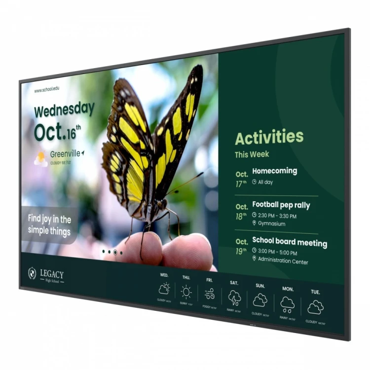 Benq Monitor wielkoformatowy 55 cali ST5504  LED 4K/4500:1/ANDROID