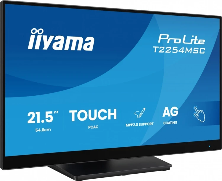 IIYAMA Monitor 24 cale T2254MSC-B2AG  POJ.10PKT.IPS,POWŁOKA AG, 300cd, FHD,  HDMI,DP,2xUSB,7H
