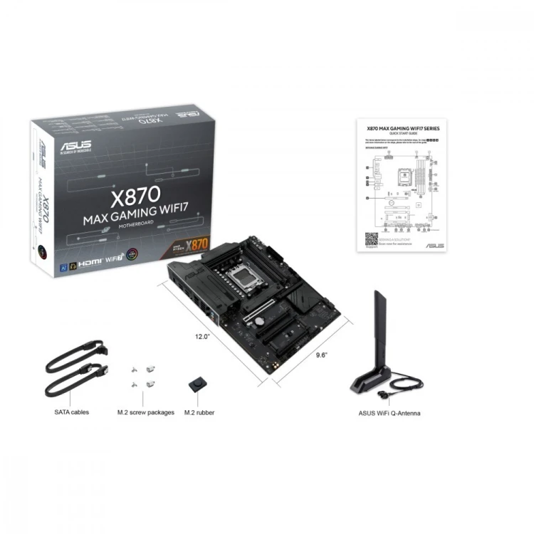 Asus Płyta główna X870 MAX GAMING WIFI7 AM5 4DDR5 HDMI/USB-C