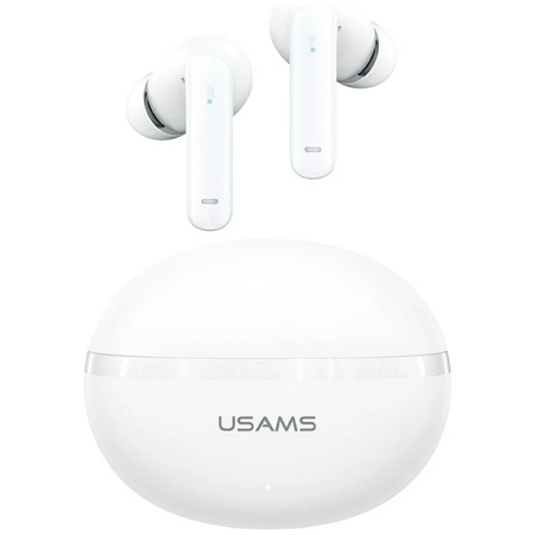 USAMS Słuchawki bluetooth TWS E02 ANC+ENC white